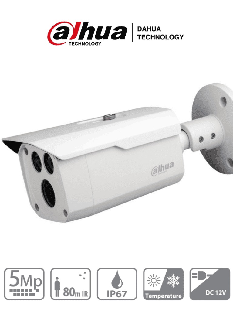 Cámara HDCVI Bala Dahua Technology DH-HAC-HFW1500DN-0360B